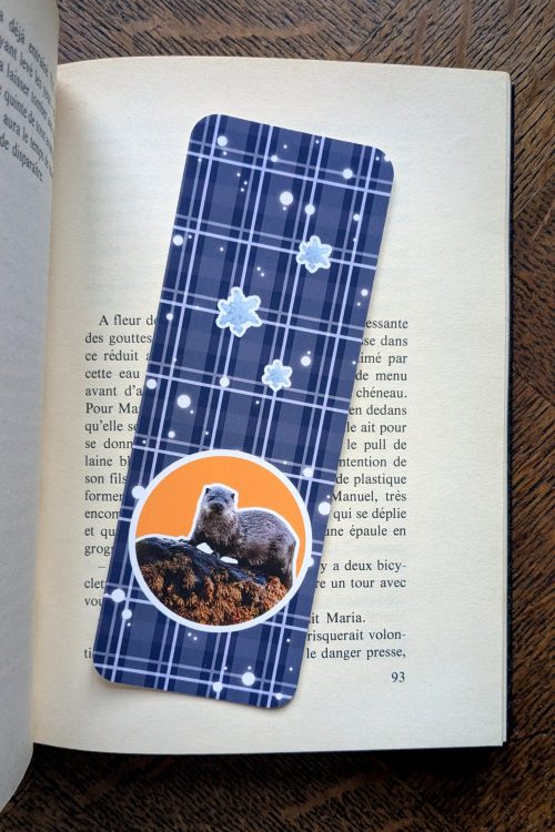 Marque-Page LOUTRE- Édition Spéciale HIVER en Écosse