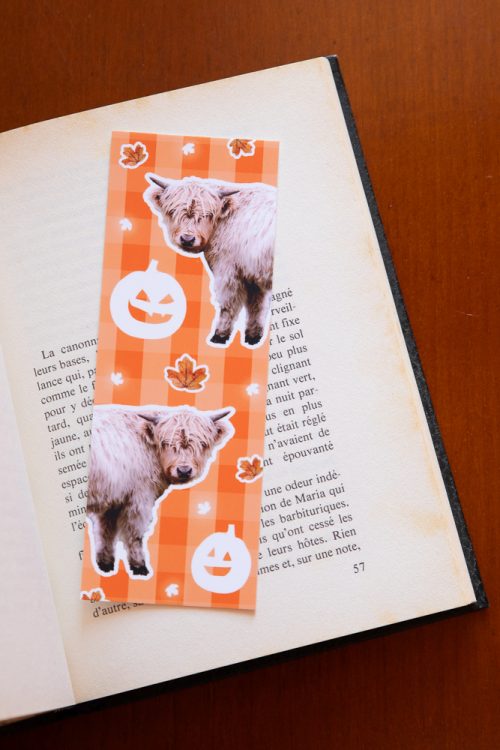 Marque-Page VEAUX Halloween Orange