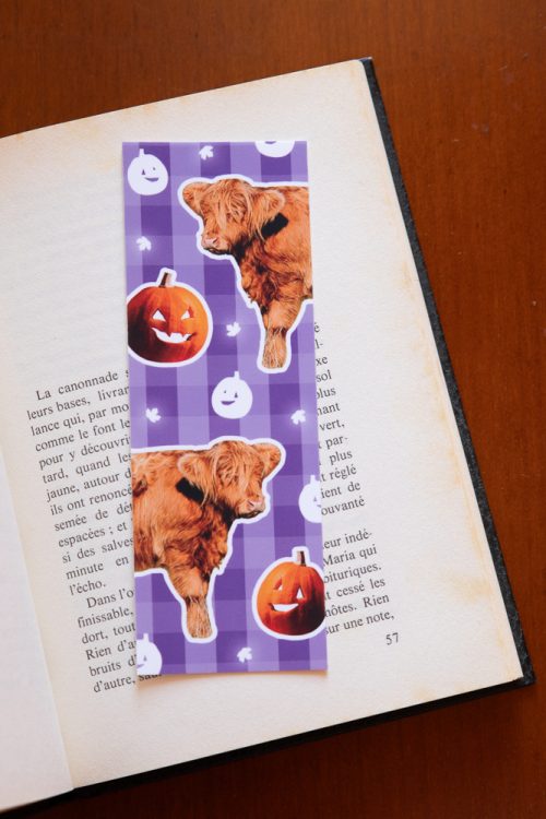 Marque-Page VEAUX Halloween Violet