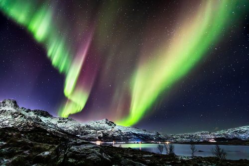 Feux Follets du Nord - Îles Lofoten en Norvège